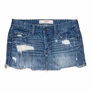 Abercrombie & Fitch Women's 6 Denim Mini Skirt